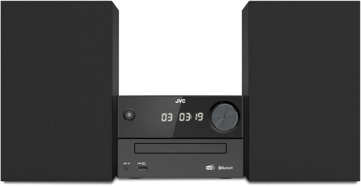 JVC UX-C25DAB appareil audio – noir/gris