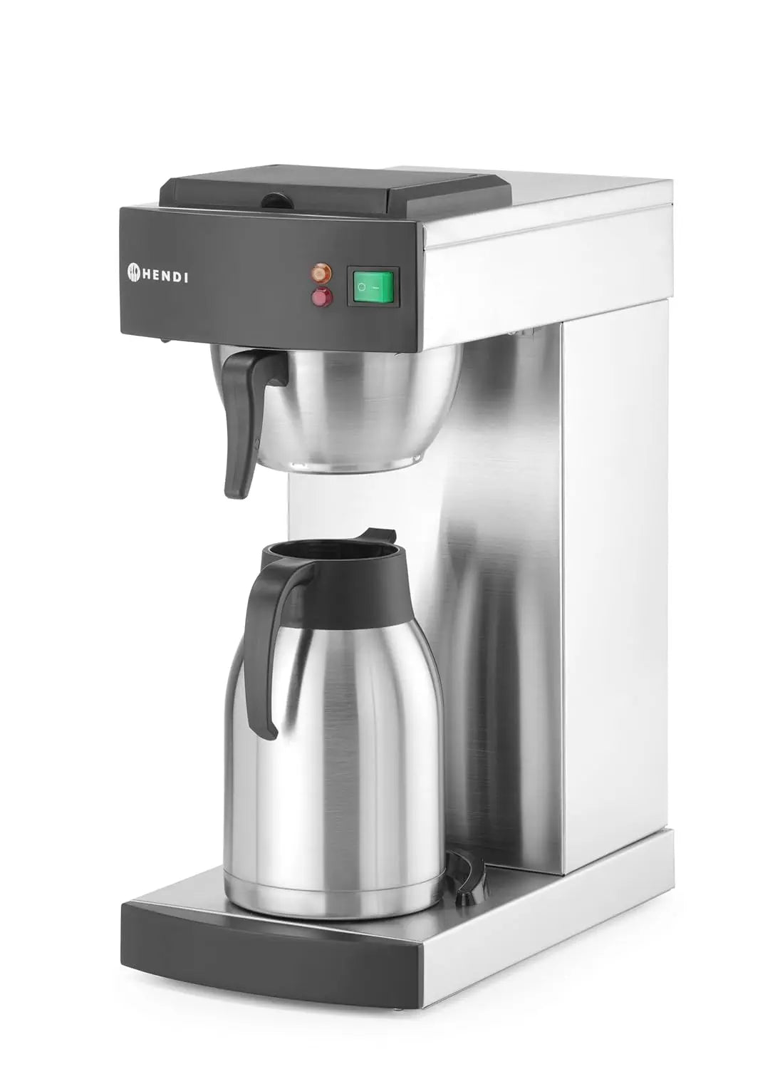 HENDI Machine à café filtre – 1400 W, 2 L, 60 Hz, argenté