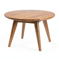 Table basse, en chêne, coloris naturel, 60 x 60 x 35 cm, pour le salon