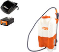 Stihl Pulvérisateur sans fil SGA 85 avec 1 batterie AP200 et 1 chargeur AL101 – gris/blanc/rouge