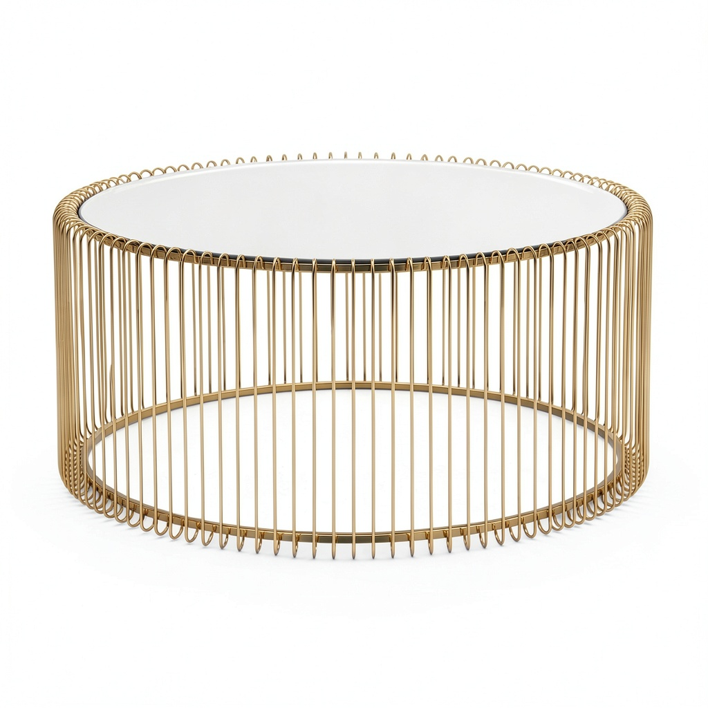Table basse, en verre, pour le salon