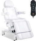 Barberpub Fauteuil de beauté électrique à 3 Moteurs – blanc