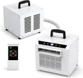 Climatiseur Mobile Split pour Maison Bureau Camping 110V-1.5Metre – 360 W / 1300 W, gris/noir