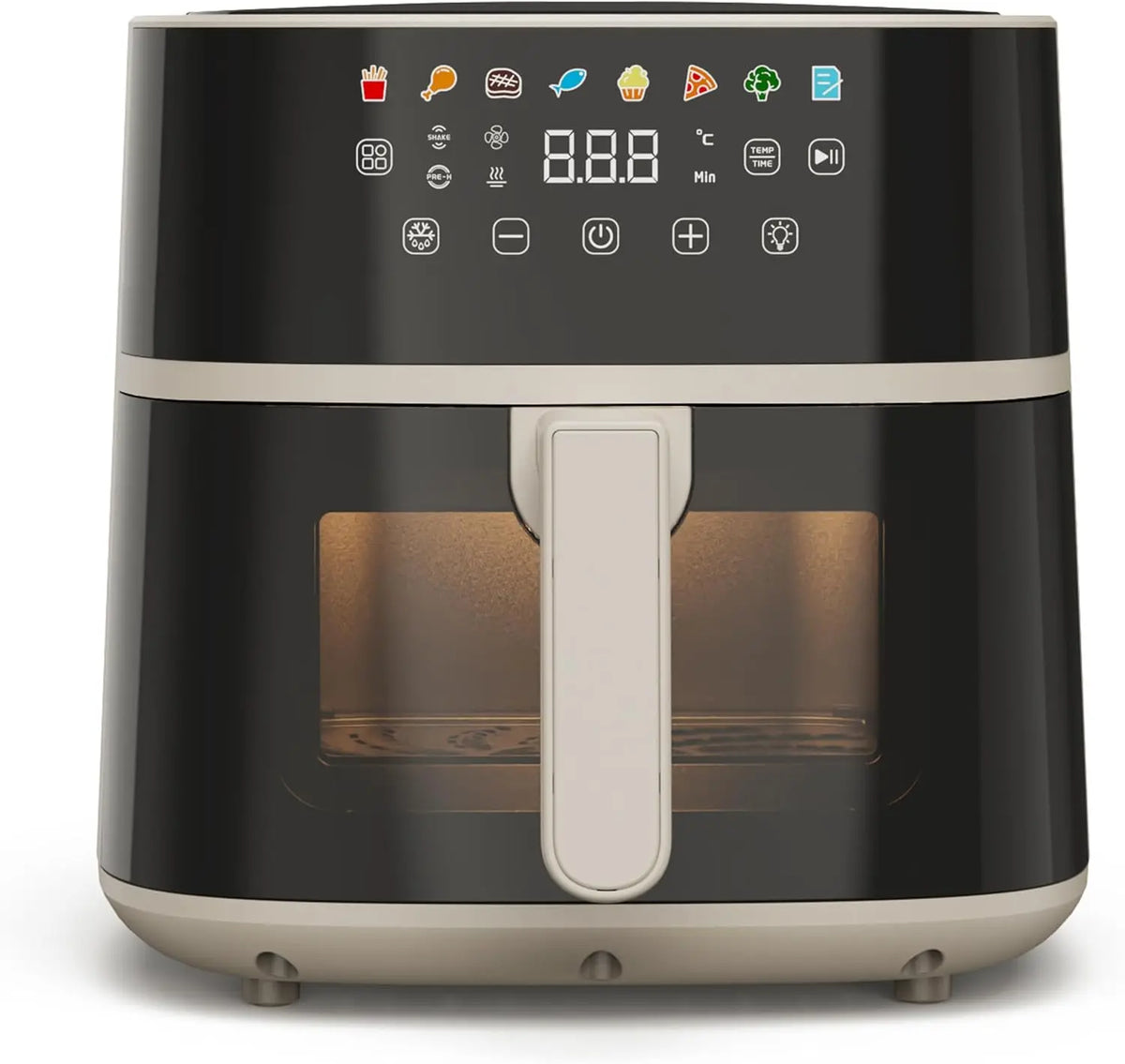 Tognana Iridea Friteuse à air 6L – 1700 W, gris/noir