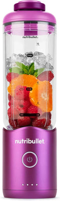 Nutribullet Flex 590ml - Blender portable pour Smoothies avec Couvercle à Bec – NBP013VT, 100 W, violet
