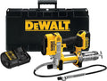 DEWALT - Pompe A Graisse Electrique Sur Batterie XR 18V 4Ah Li-Ion - DCGG571M1-QW - Sans Fil - Pompe – 400 ml, noir/gris
