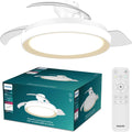 Philips LED Plafonnier Ventilateur Rétractable Bliss – blanc