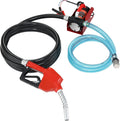 VEVOR Pompe Transfert Diesel 37,8 L/min Pompe Gasoil 12 V CC Pompe Transfert Carburant Électrique Buse – gris/noir/bleu