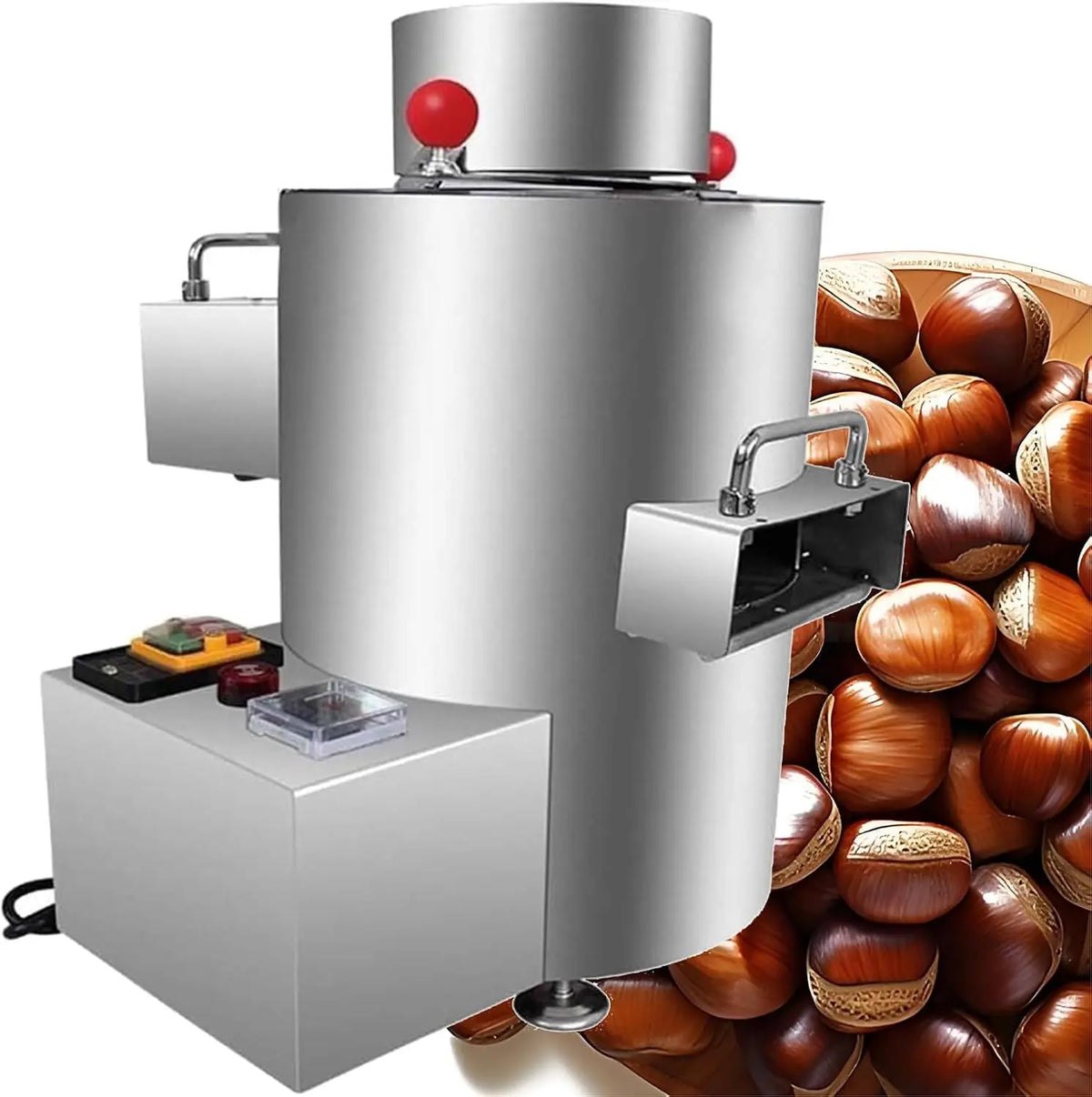 Machine à décortiquer Les châtaignes Automatique – 220 W, argenté
