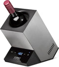 CASO WineCase One Inox - Refroidisseur de vin design pour une bouteille – argenté