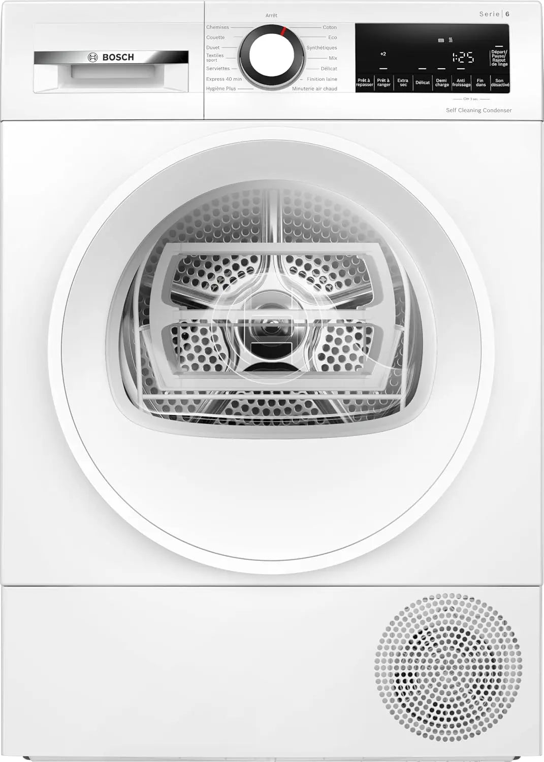 Bosch WQG13500FR Série 6 - Sèche-linge – 112 litres, gris
