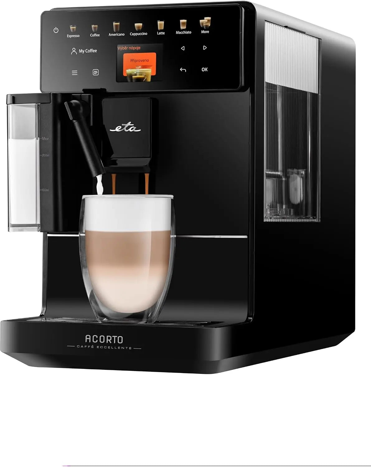 ETA Acorto Machine à expresso entièrement automatique – 1400 W, 250 ml, blanc