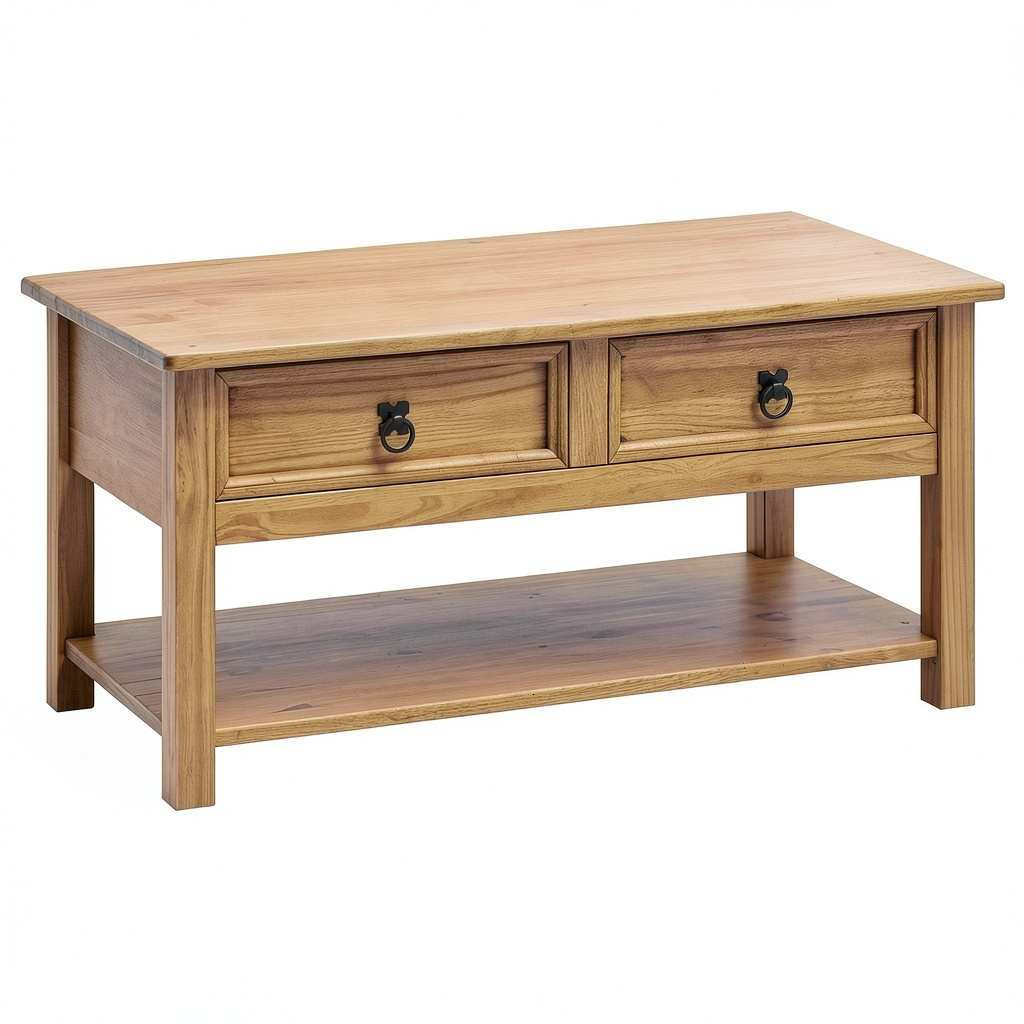 Table basse, avec tiroirs, avec étagères, pour le salon