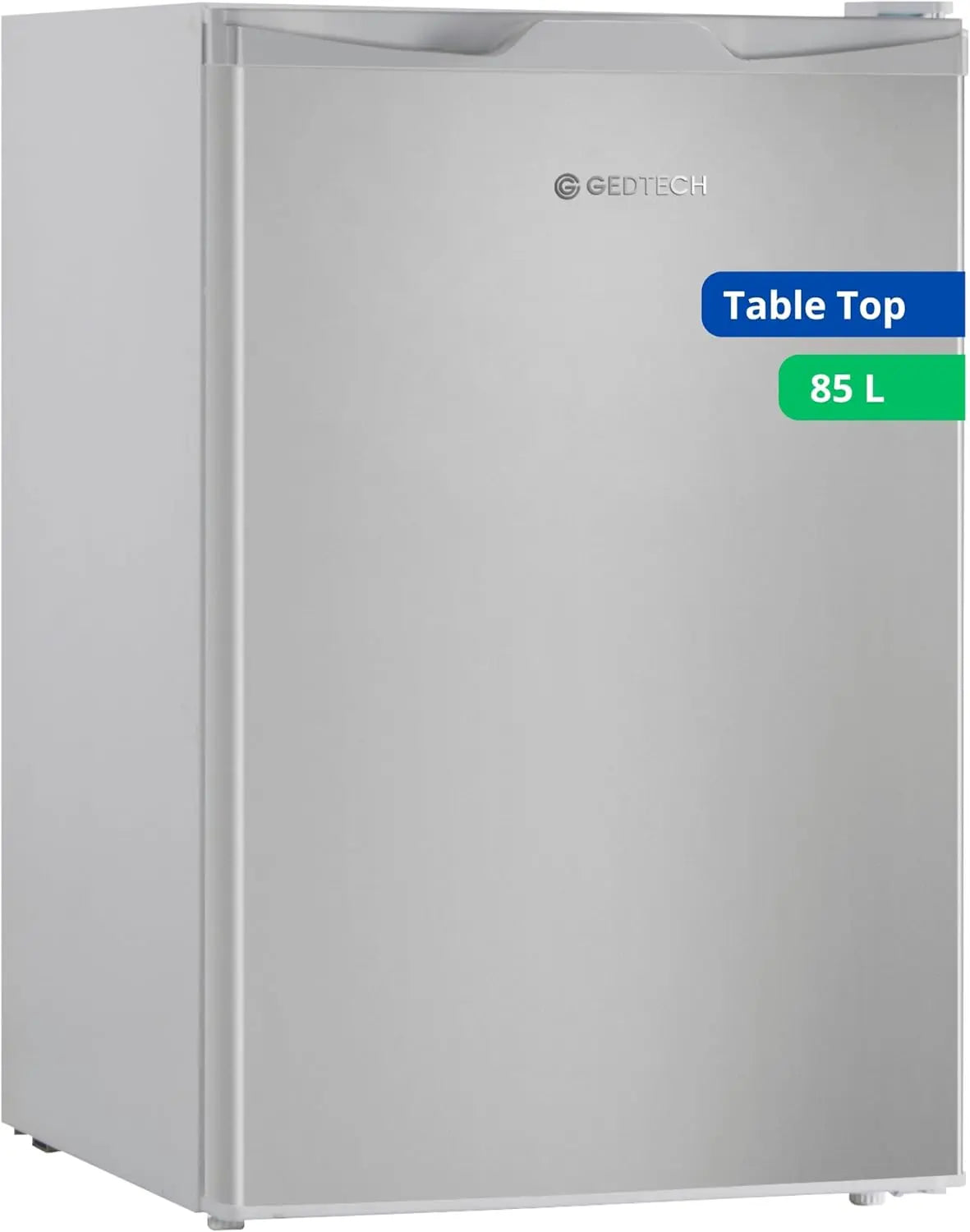 GEDTECH Réfrigerateur de table de 85L GTOP93SL avec compartiment congélation - Classe E – gris