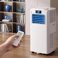 Climatiseur portable 14 000 BTU avec kit d'installation de fenêtre – gris