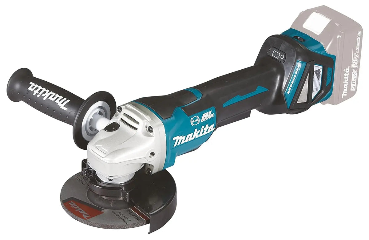 Meuleuse d'angle 18V LXT Li-Ion Ø125 mm Produit seul - MAKITA DGA517Z – gris
