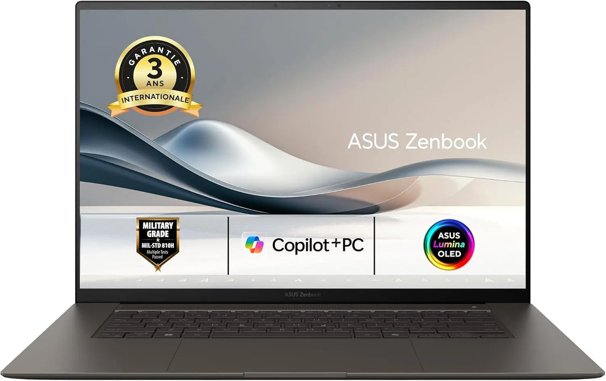ASUS Zenbook S 16 UM5606WA-RK021W OLED 16 Pouces 3K 120Hz PC portable Processeur AMD Ryzen AI 9 HX 370 – LPDDR5X, 120 Hz / 5,1 GHz, 32 Go / 1 To, noir