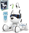 Lexibook Power Puppy Robot Chien – DOG01LXB, gris/bleu