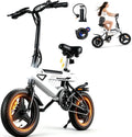 AVDLBIKE Vélo Électrique Pliable Adulte - Batterie Amovible 36V 6,4Ah – 250 W, 230,4 Wh, gris/noir