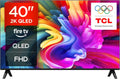 TCL 40 Pouces haute définition Smart QLED Direct LED SF560 avec Fire téléviseur et télécommande vocale – noir