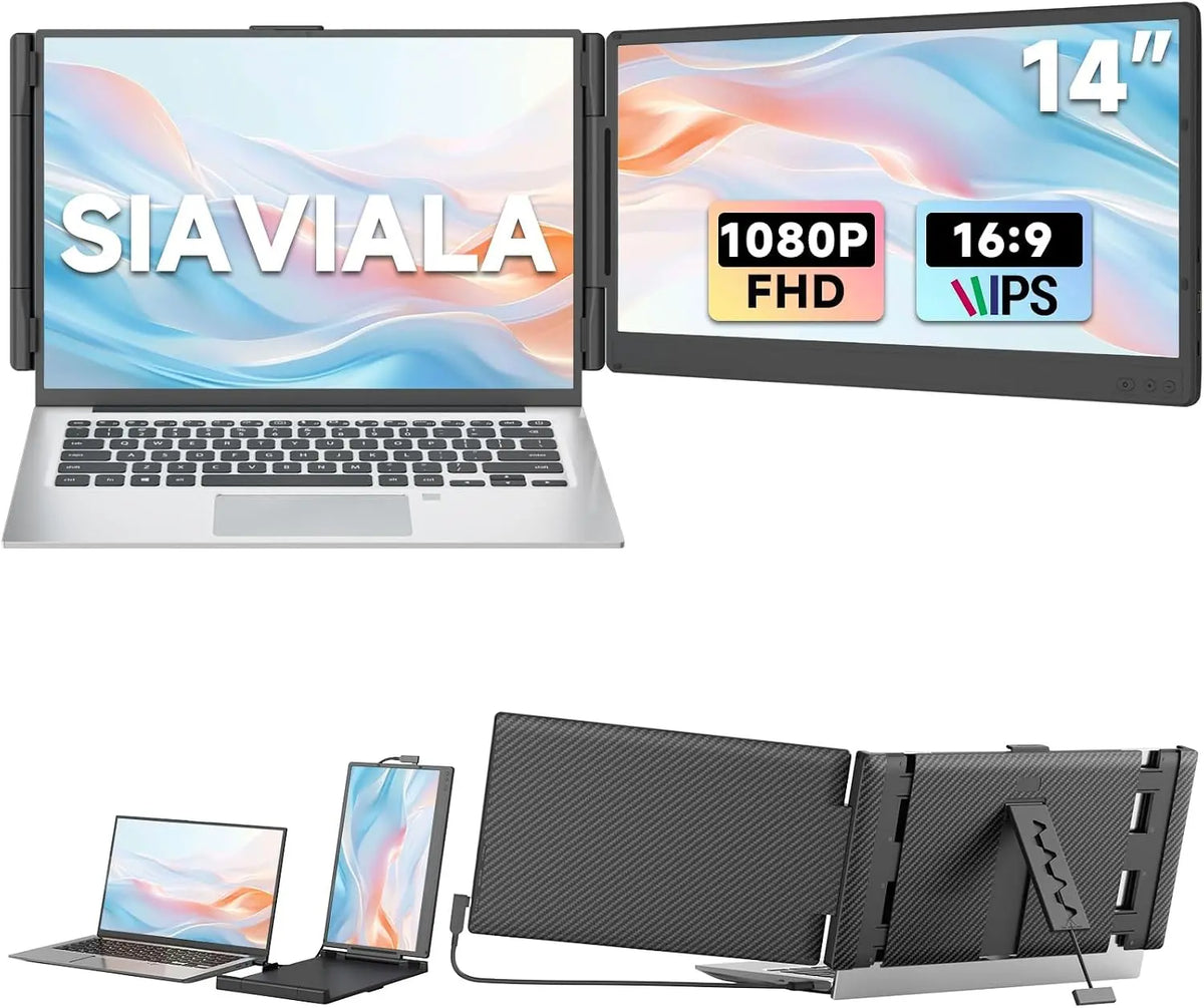 Extension Ecran PC portable – noir