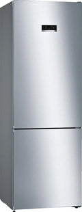 Bosch Serie 4 KGN49XIEA réfrigérateur-congélateur Autoportante 438 L E Acier inoxydable – 259 kWh, argenté