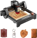 LONGER Ray5 Mini Graveur Laser CNC 2,5W - Haute Vitesse avec Wi-Fi – 140 x 130 mm, gris/orange