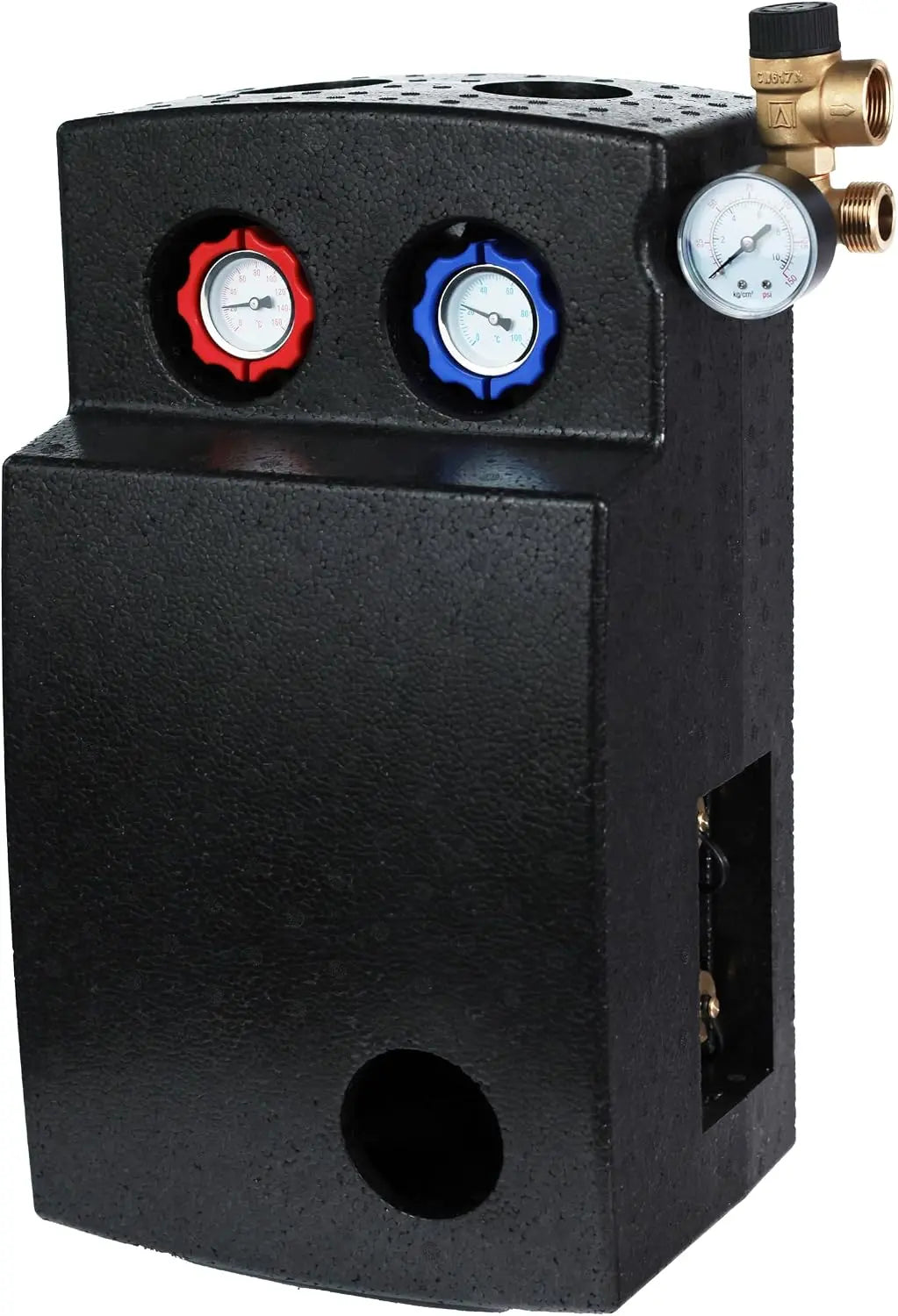 SUNEX Groupe de pompes pour système thermique solaire GPS PWM avec pompe électronique WILO Para – noir/gris