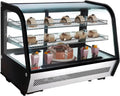 MBH Vitrine de refroidissement professionnelle compacte pour comptoir – gris/noir