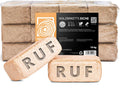 RUF Briquettes de bois de chêne appareil de chauffage – beige/blanc/gris