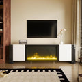 Merax Meuble téléviseur 165 x 32 x 55 cm – blanc