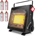 EVOCAMP Chauffage à gaz portable – 1,7 kW, gris/noir