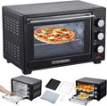 STEInBORG Mini Four 25 Litres – 1600 W, 46,5 x 34 x 30,5 cm, 60 Hz, gris/noir
